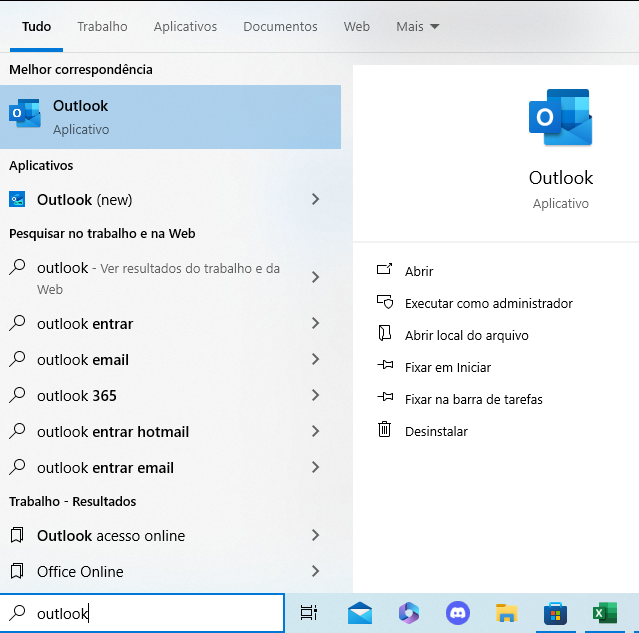 acessar o outlook no PC