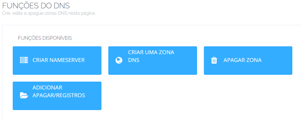 Ferramentas e recursos do CyberPanel DNS