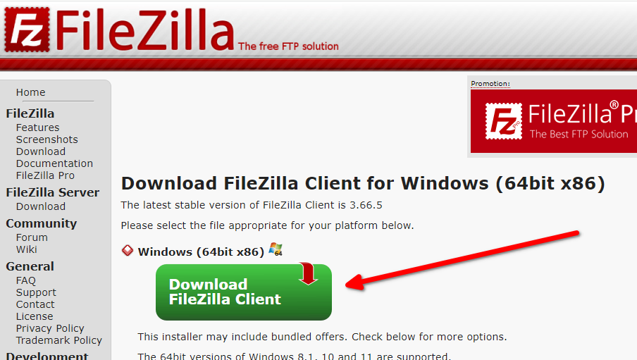 download filezilla