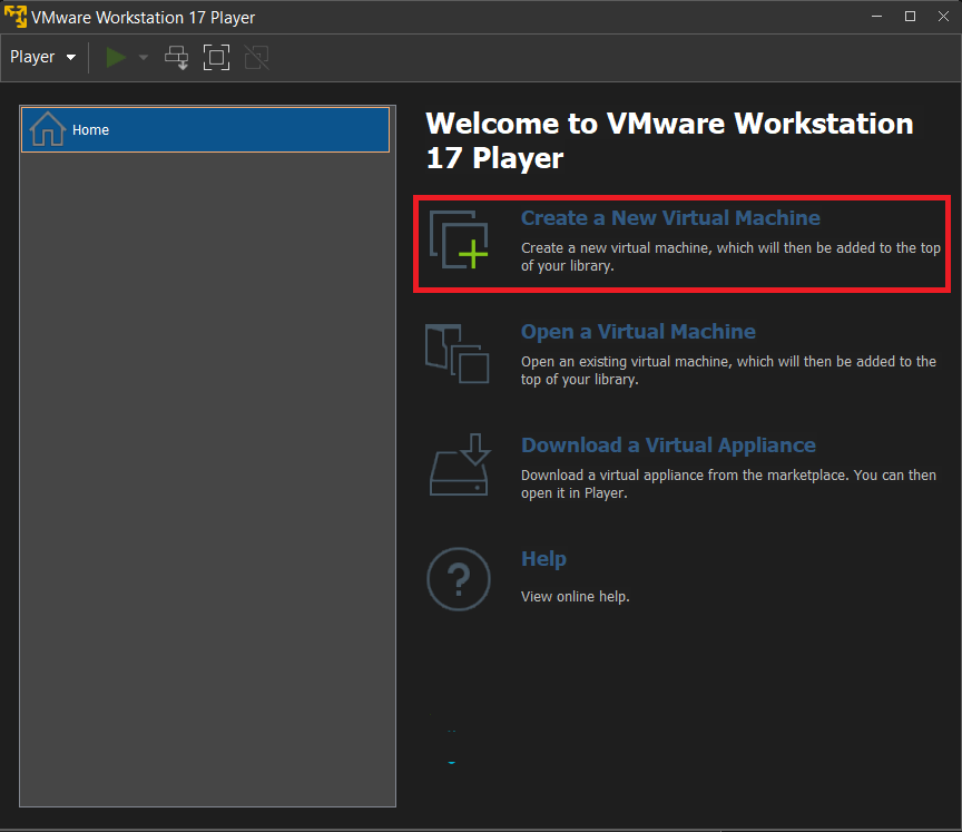 Criar máquina virtual Ubuntu - vmware