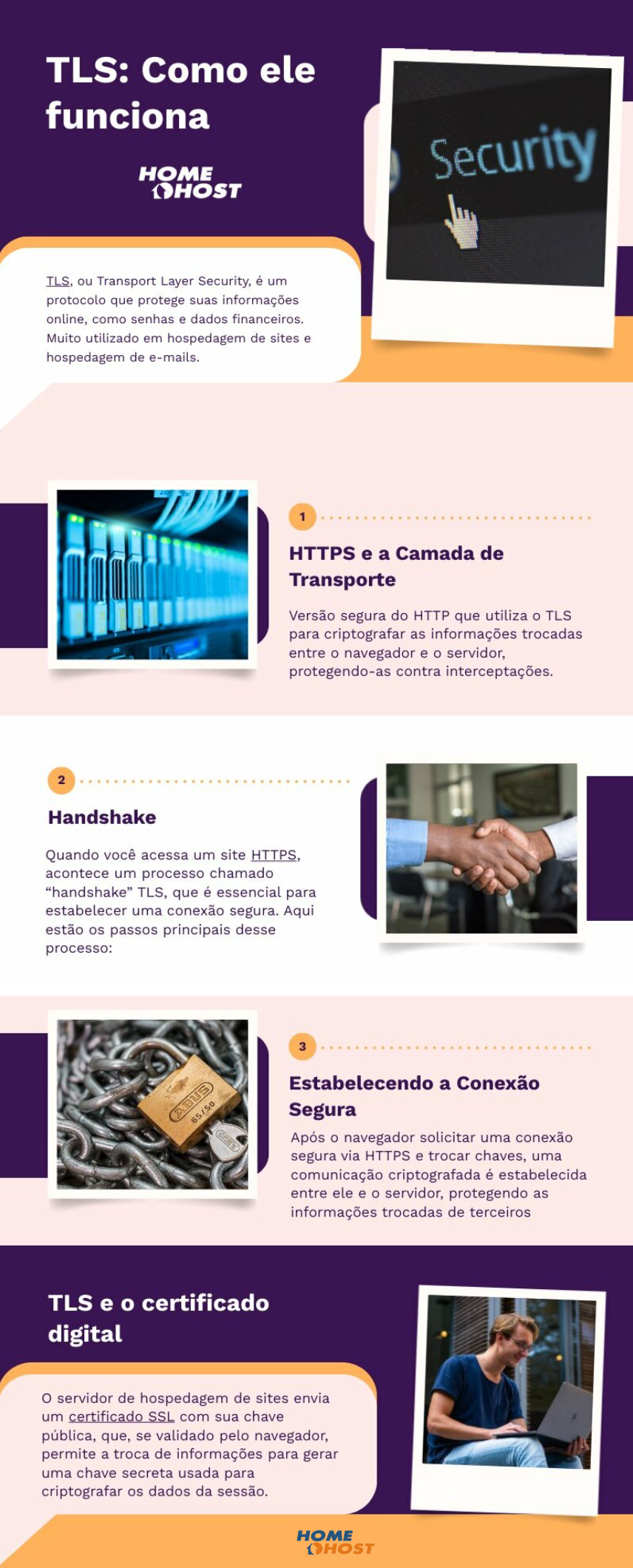 TLS: O que é e como funciona - infografico